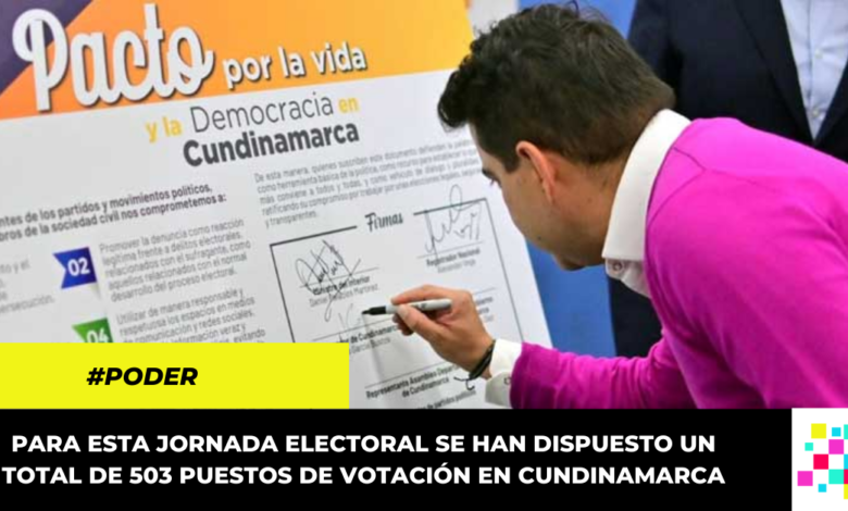 Cundinamarca lista para las primeras elecciones de 2022