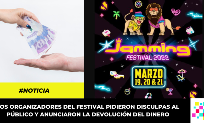 Jamming Festival hará devolución de dineros: Consulte aquí el paso a paso