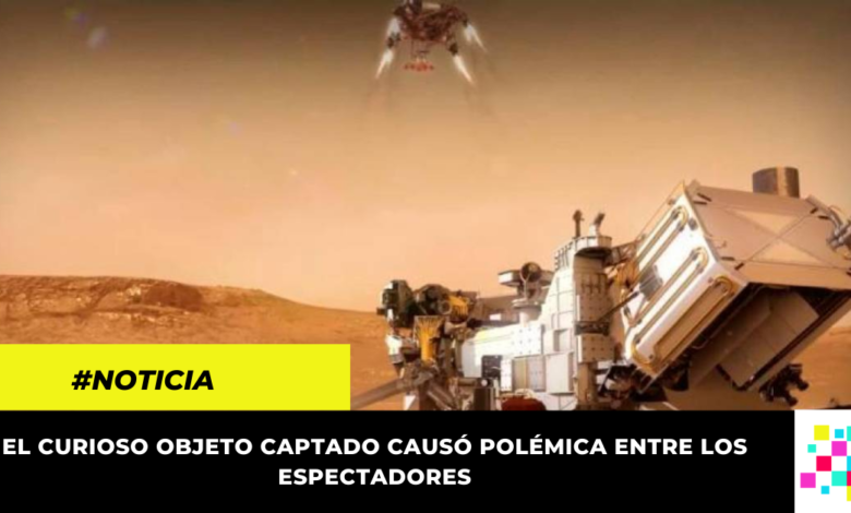 Objeto visto en transmisión de la NASA en Marte generó debate entre los espectadores