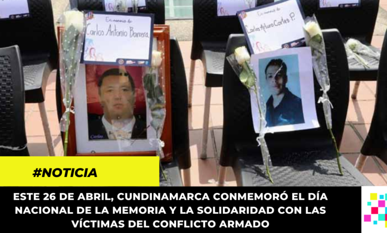 Cundinamarca rinde homenaje a las víctimas del conflicto armado