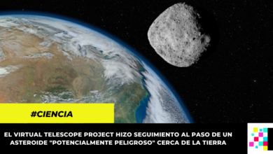 En video quedó captado el paso de un asteroide cerca de la tierra