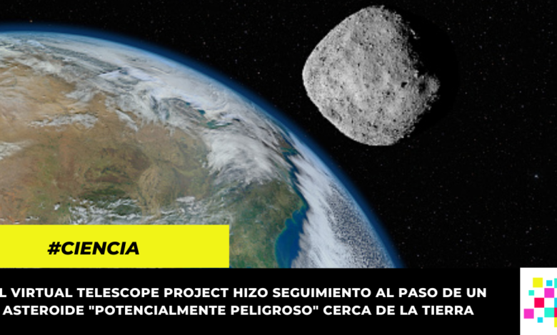 En video quedó captado el paso de un asteroide cerca de la tierra