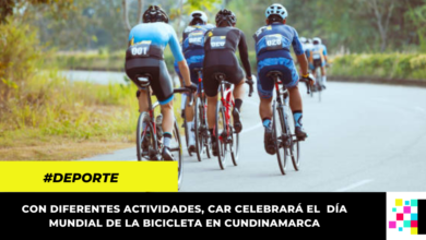 Así se conmemorará el Día Mundial de la Bicicleta en Cundinamarca