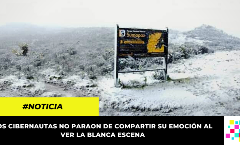 Luego de 60 años, volvió a nevar en el Páramo del Sumapaz