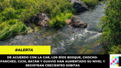 CAR alerta a la comunidad por creciente de ríos en la provincia del Sumapaz