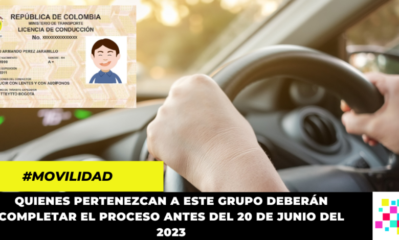 Estas personas deberán renovar su licencia antes de mitad de año