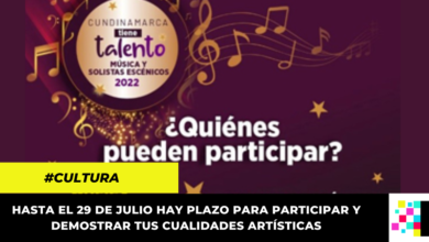 ¡Continúa la búsqueda de artistas! Participa en el programa ‘Cundinamarca tiene talento’