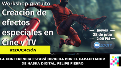 Participe en el workshop de Creación de efectos especiales para cine y tv con Felipe Fierro