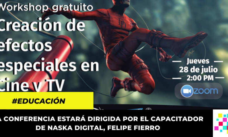 Participe en el workshop de Creación de efectos especiales para cine y tv con Felipe Fierro