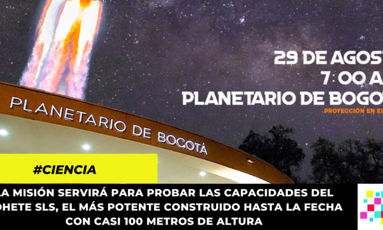 Planetario de Bogotá transmitirá el despegue de la misión Artemis-1 de la NASA