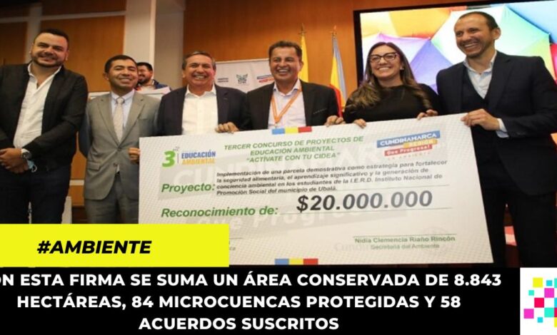 Secretaría de ambiente de Cundinamarca entregó incentivos a la conservación por más de $5.900 millones