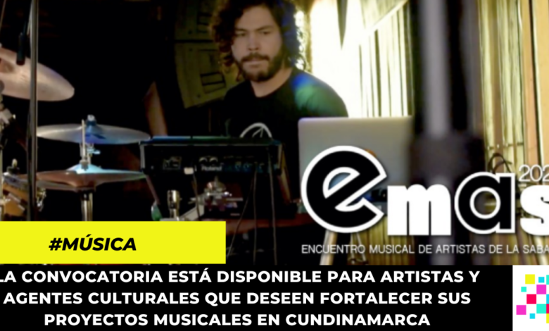 Convocatoria EMAS 2022: Si eres artista musical de la sabana, esta oportunidad es para ti