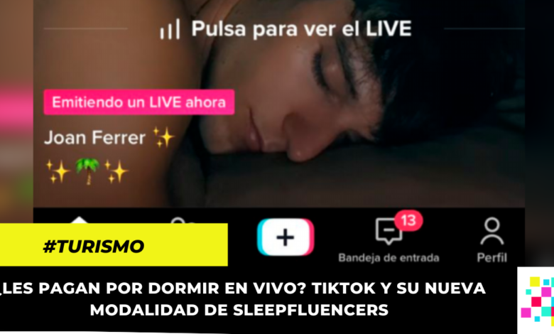 Nueva tendencia en TikTok: Sleepfluencers, pagan por dormir