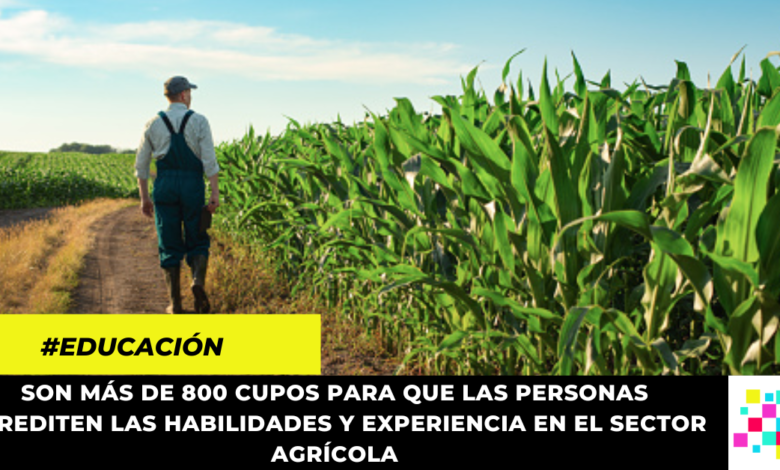 Abiertas las inscripciones para la Certificatón Agro 2022 con el SENA