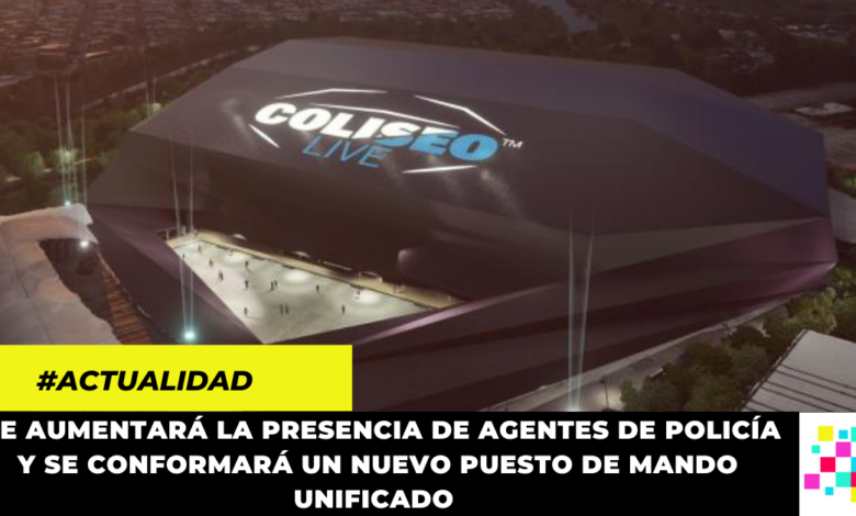 Cambiarán las medidas para los eventos que se realicen en el Coliseo Live