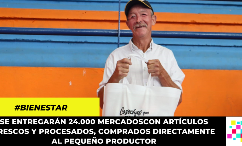 12.000 familias vulnerables de Cundinamarca recibirán mercados nutricionales