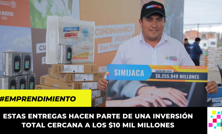 Gobernación entregó ayudas a emprendedores en 113 municipios 