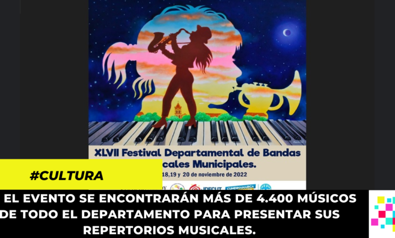 Comenzó el Festival de Bandas Musicales más grande de Cundinamarca