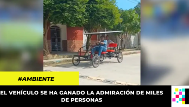 Así luce el bicitaxi con panel solar que circula por las calles del Atlántico