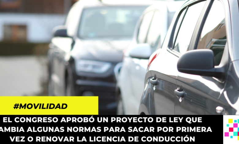 Cambia la normativa para sacar o renovar la licencia de conducción