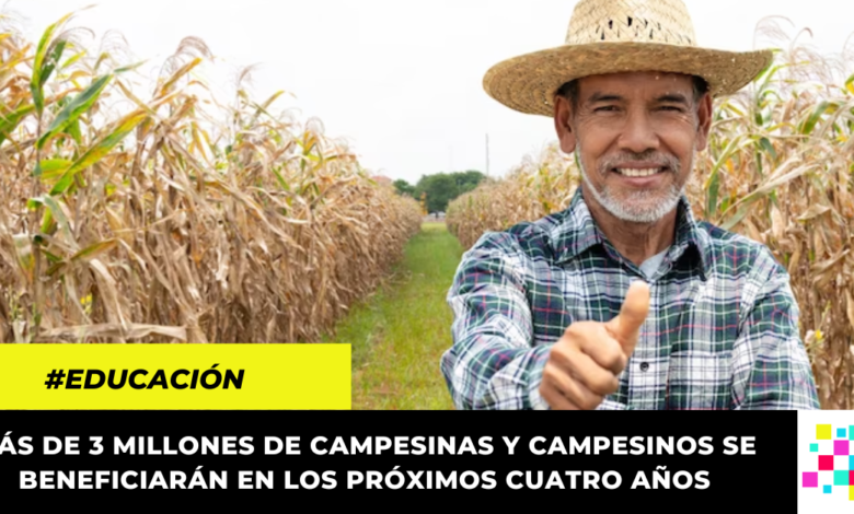 Más de 1.3 millones de familias campesinas podrán formarse con CampeSENA