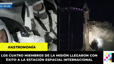 Cuatro nuevos tripulantes de SpaceX arribaron a la Estación Espacial Internacional