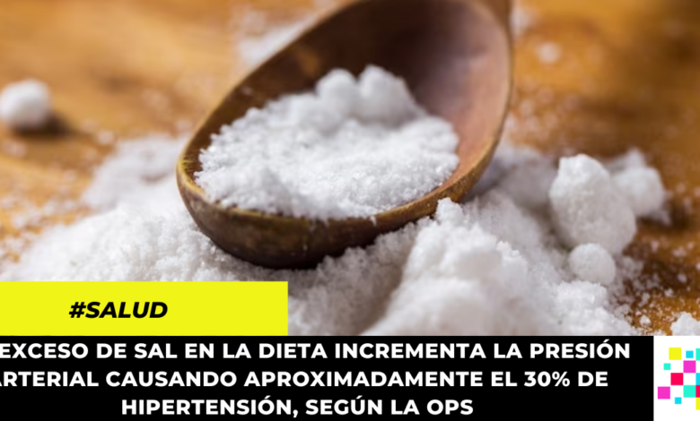 Ministerio de Salud promoverá la disminución del consumo de sal en el país