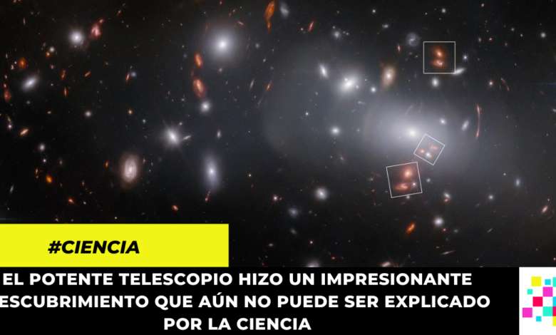 Telescopio James Webb hizo impresionante descubrimiento del espacio