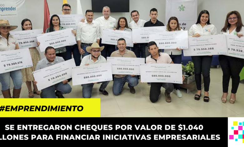 Fondo Emprender entregó apoyos económicos a 13 emprendedores en Arauca