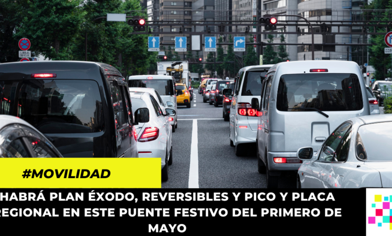 Tenga en cuenta las medidas de movilidad para este puente festivo en Cundinamarca