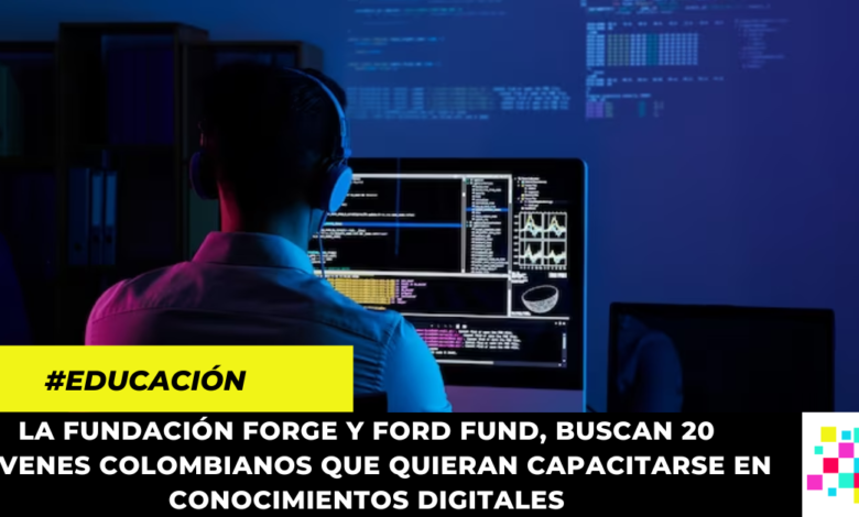 Abierta convocatoria de becas en programación para jóvenes colombianos con la Fundación Forge