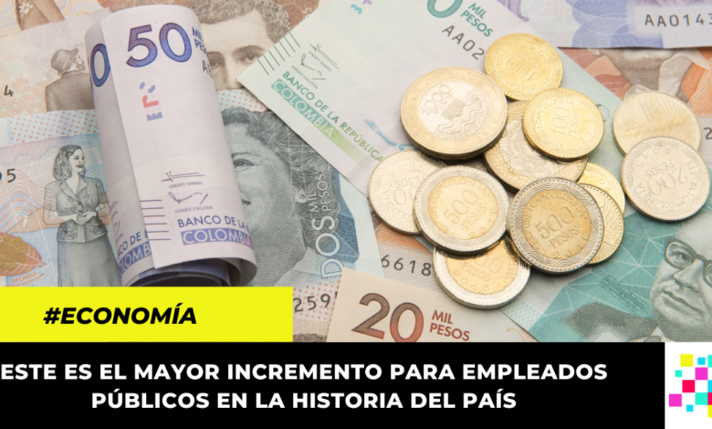 Empleados públicos tendrán un aumento salarial del 14.16 %