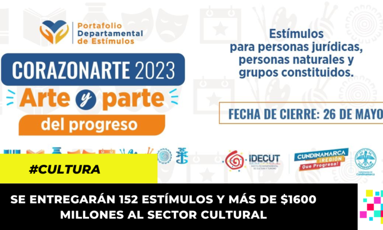 Gobernación abrió convocatoria “Corazonarte 2023, Arte y Parte del Progreso”