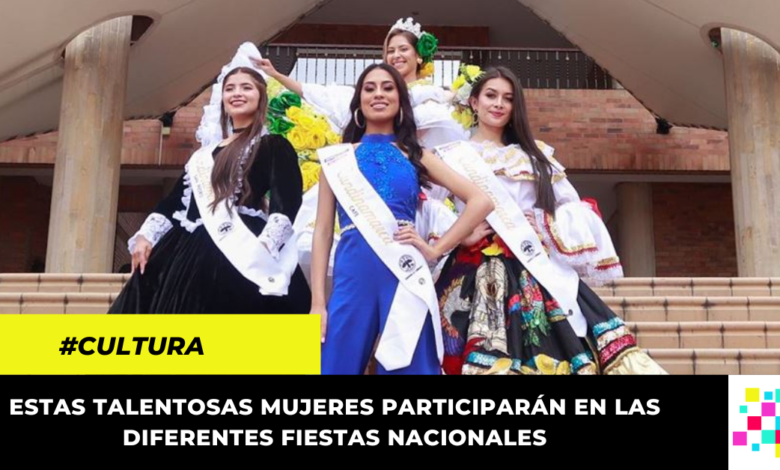 Estas son las nuevas embajadoras culturales del departamento de Cundinamarca