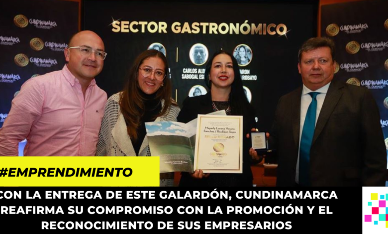 Empresarios del departamento recibieron el “Sello Dorado” de la Marca Cundinamarca