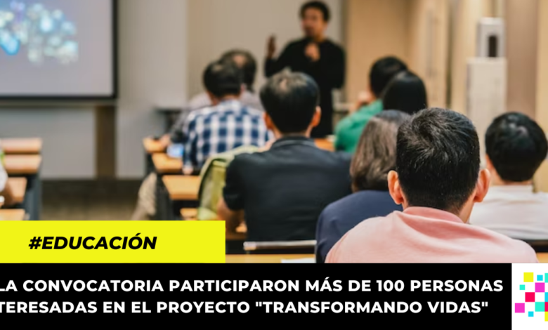 Con éxito se realizó la socialización del proyecto Transformando vidas