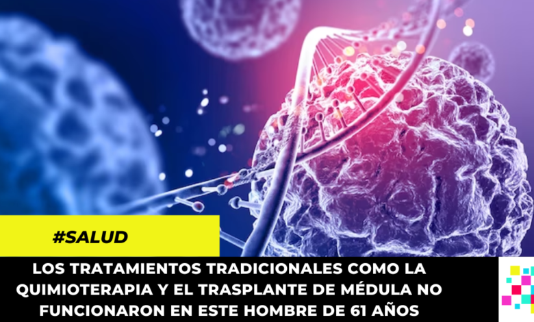 Hombre se curó del cáncer en un mes con novedosa terapia