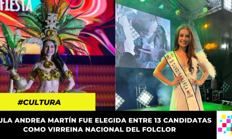 Señorita Cundinamarca es la nueva Virreina Nacional del Folclor