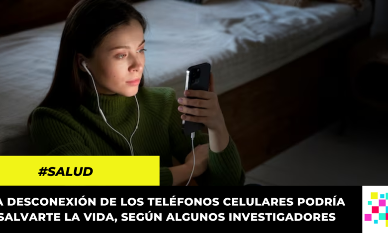 Apagar el celular durante la noche podría ser muy beneficioso para la salud mental