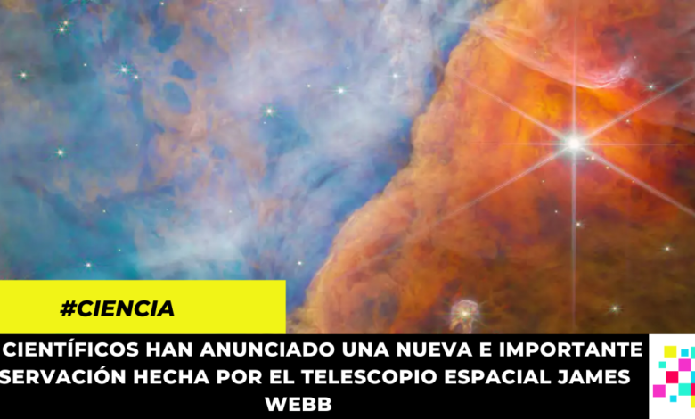 Telescopio James Webb detectó la molécula esencial de la vida