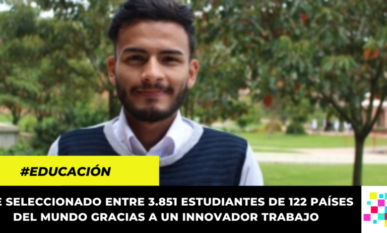 Este es el joven colombiano que podría ser elegido el mejor estudiante del mundo