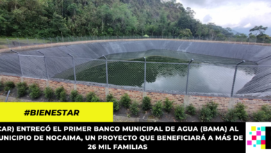 Nocaima recibió su primer Banco Municipal de Agua para el municipio de Nocaima