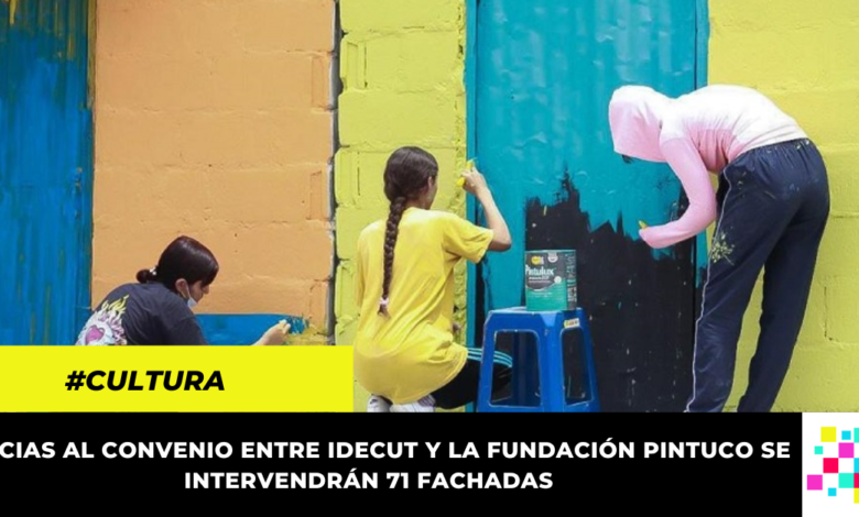 Puerto Bogotá llena sus fachadas de color y arte gracias a la iniciativa Pueblos Dorados