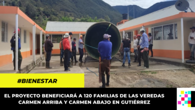 Entregan acueducto veredal en el municipio de Gutiérrez 